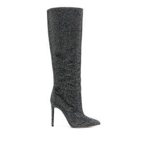 Paris Texas Holly 115mm crystal-embellished boots